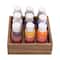 Seville Classics 6" x 6" x 2" Acacia Wood Drawer Organizer